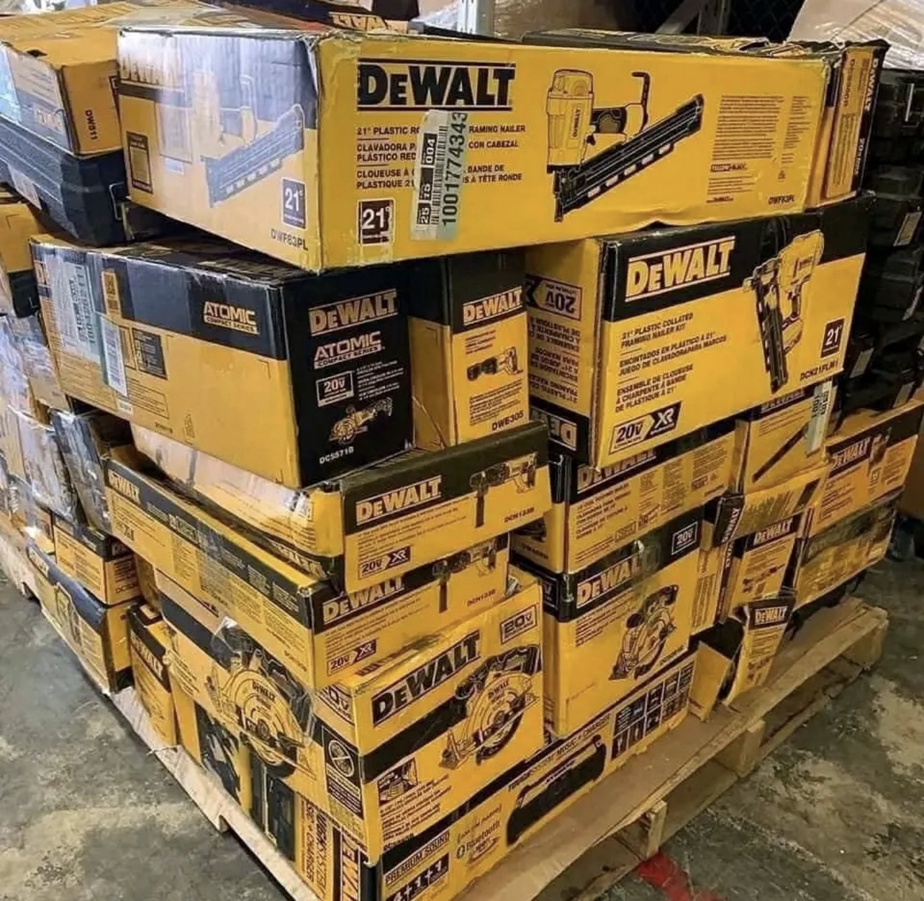 Dewalt tool pallets